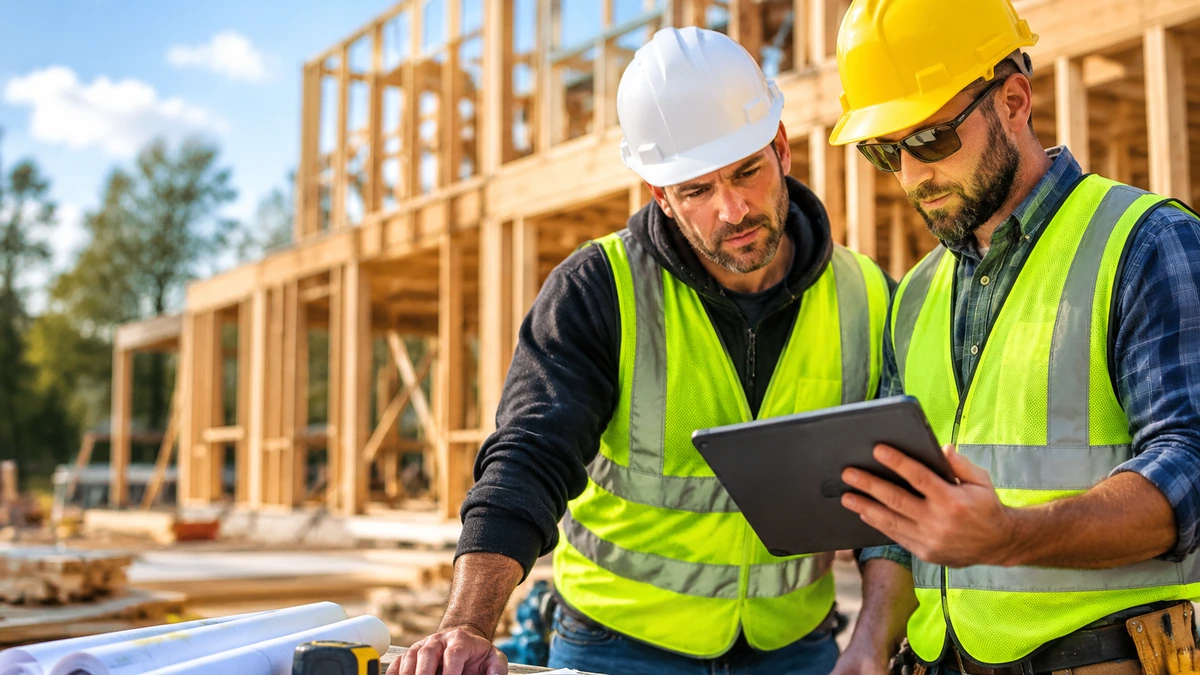 Construction & Contractors employees at work
